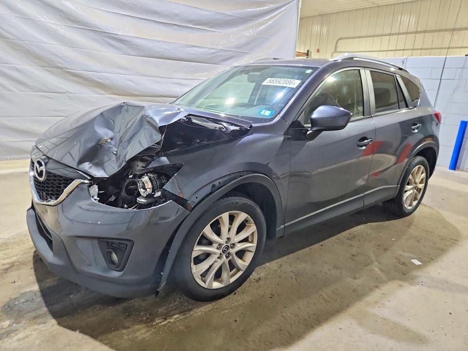 2013 Mazda Cx-5 VIN JM3KE4DE3D0166209 COPART salvage auction — FRONT END, Nh - Cert Of Title-Salvage, sold $150 on 2026-07-30 (photo 1)