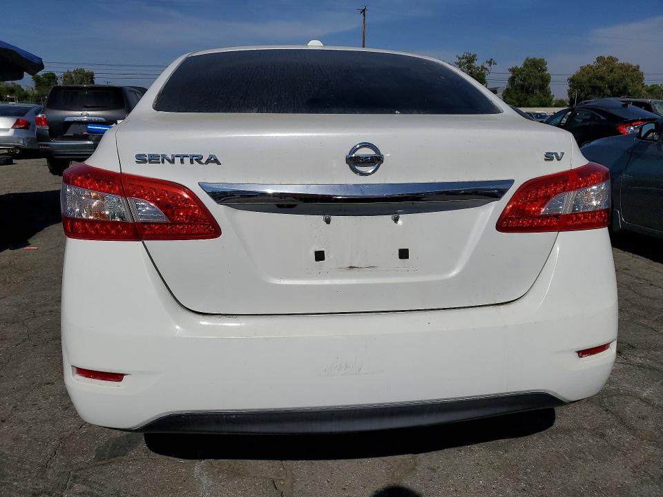 2015 Nissan Sentra VIN 3N1AB7AP7FY247794 COPART salvage auction — MINOR DENT/SCRATCHES, Ca - Dis/Dlr/Exp Only Clean Title (P), sold $875 on 2026-07-02 (photo 6)