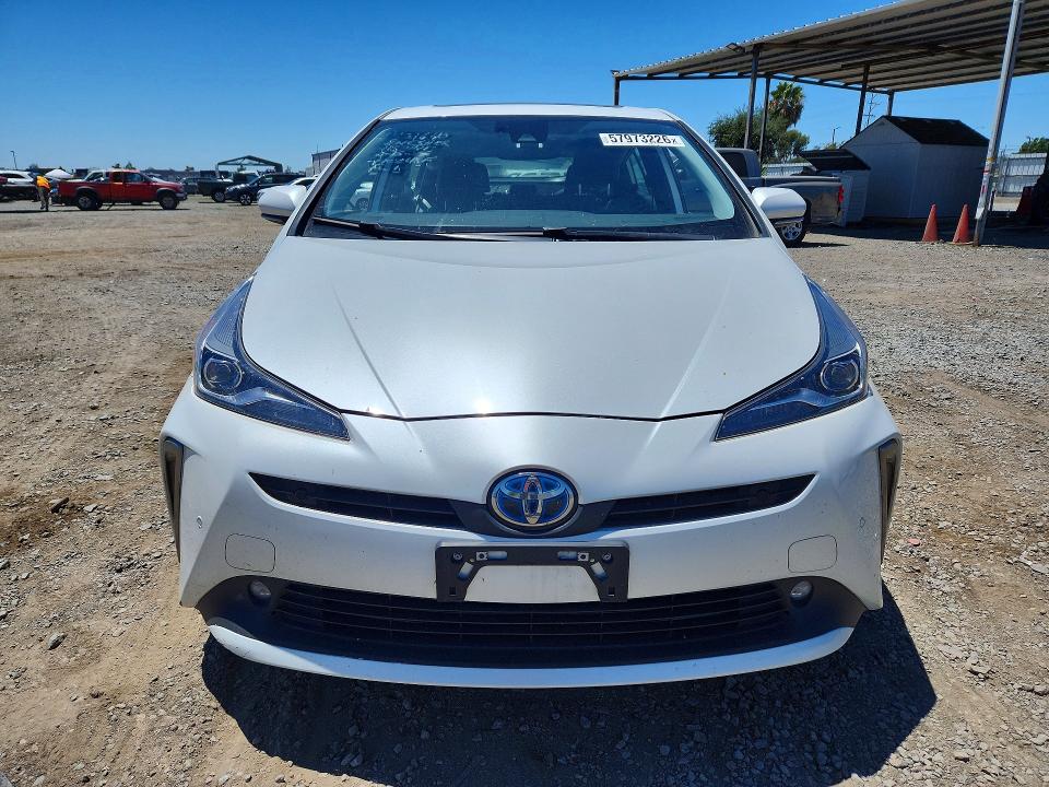 2022 Toyota Prius VIN JTDKAMFU8N3186156 COPART salvage auction — SIDE, Ca - Salvage Certificate, sold $8,500 on 2026-07-28 (photo 5)