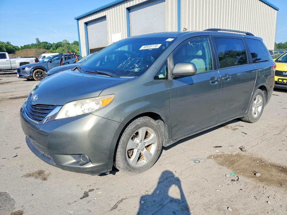 2012 Toyota Sienna VIN 5TDKK3DC3CS186739 COPART salvage auction — MECHANICAL, Pa - Cert Of Title (P), sold $400 on 2026-07-17 (photo 1)