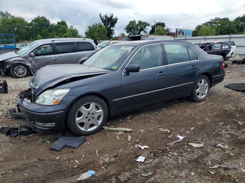 2005 Lexus Ls VIN JTHBN36F955008808 COPART salvage auction — FRONT END, IL - SALVAGE CERTIFICATE, sold $400 on 2026-07-31 (photo 1)