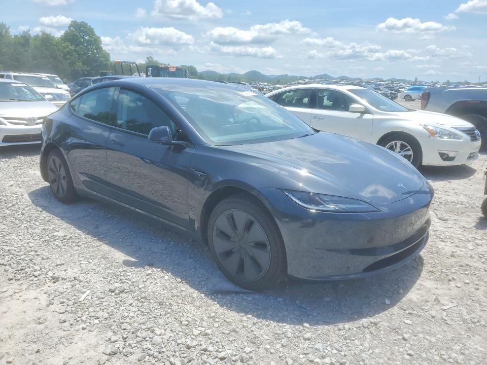 2025 Tesla Model 3 VIN 5YJ3E1EA8SF965053 COPART salvage auction — REAR END, Tn - Salvage Certificate, sold $1,200 on 2026-07-23 (photo 4)