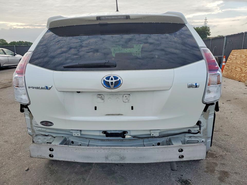 2015 Toyota Prius VIN JTDZN3EUXFJ031300 COPART salvage auction — REAR END, Fl - Cert Of Title Slvg Rebuildable, sold $4,650 on 2026-07-14 (photo 6)