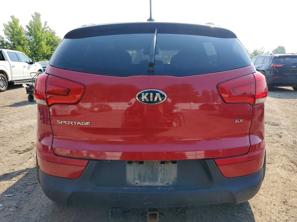 2014 Kia Sportage VIN KNDPC3AC0E7593051 COPART salvage auction — MINOR DENT/SCRATCHES, On - Permit No Brand - Unfit, sold $2,100 on 2026-07-21 (photo 6)