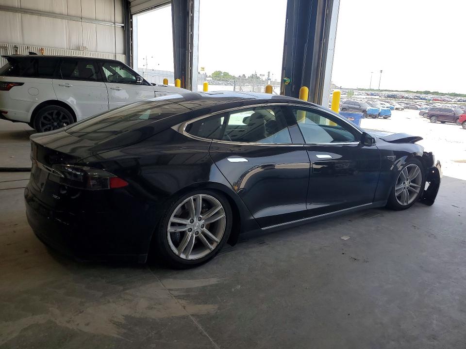 2015 Tesla Model s VIN 5YJSA1E28FF109287 COPART salvage auction — FRONT END, Ne - Certificate Of Title, sold $1,550 on 2026-07-28 (photo 3)