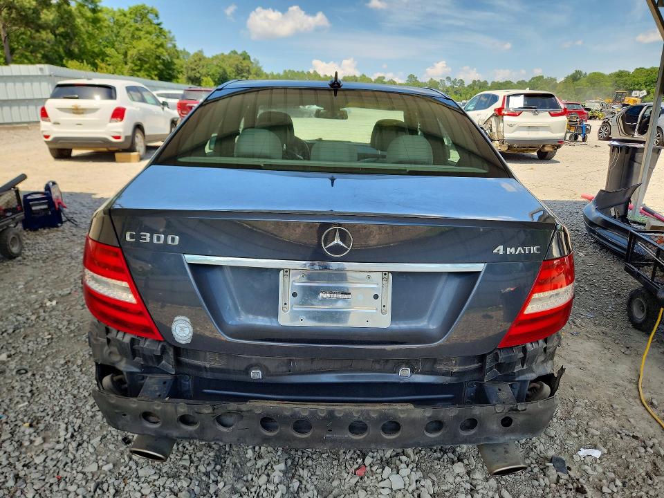 2013 Mercedes-benz VIN WDDGF8AB4DR288527 COPART salvage auction — REAR END, Ga - Cert Of Title-Salvage, sold $2,250 on 2026-07-14 (photo 6)