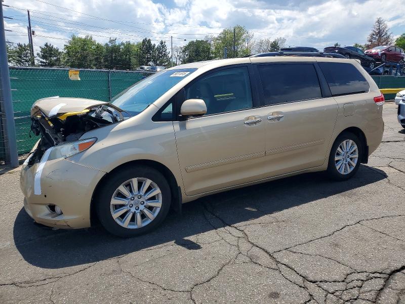 2011 Toyota Sienna VIN 5TDDK3DC9BS014965 COPART salvage auction — FRONT END, Co - Salvage Title, sold $425 on 2026-07-28 (photo 1)