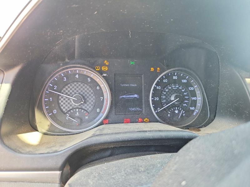 2020 Hyundai Elantra VIN KMHD84LF6LU011983 COPART salvage auction — FRONT END, Ca - Salvage Certificate, sold $1,850 on 2026-07-17 (photo 9)