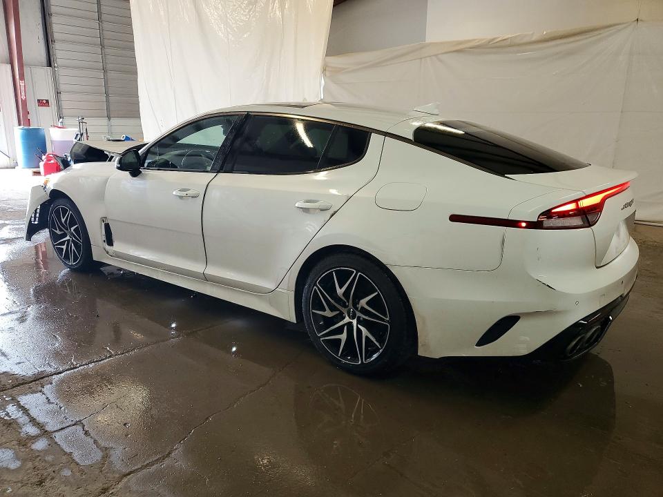 2022 Kia Stinger VIN KNAE35LD2N6117833 COPART salvage auction — ALL OVER, TX - CERTIFICATE OF TITLE, sold $3,450 on 2026-07-23 (photo 2)