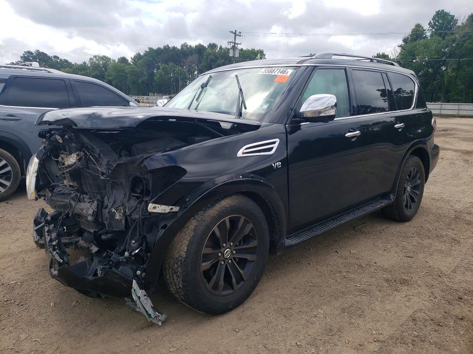 2019 Nissan Armada VIN JN8AY2NF6K9352444 COPART salvage auction — FRONT END, La - Cert Of Title-Salvage, sold $2,450 on 2026-07-17 (photo 1)