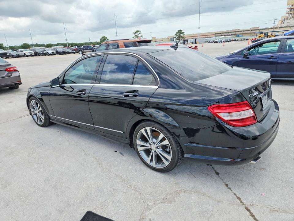 2011 Mercedes-benz C class VIN WDDGF5EB8BR185276 COPART salvage auction — WATER/FLOOD, La - Cert Of Title-Salvage Flood, sold $450 on 2026-07-15 (photo 2)