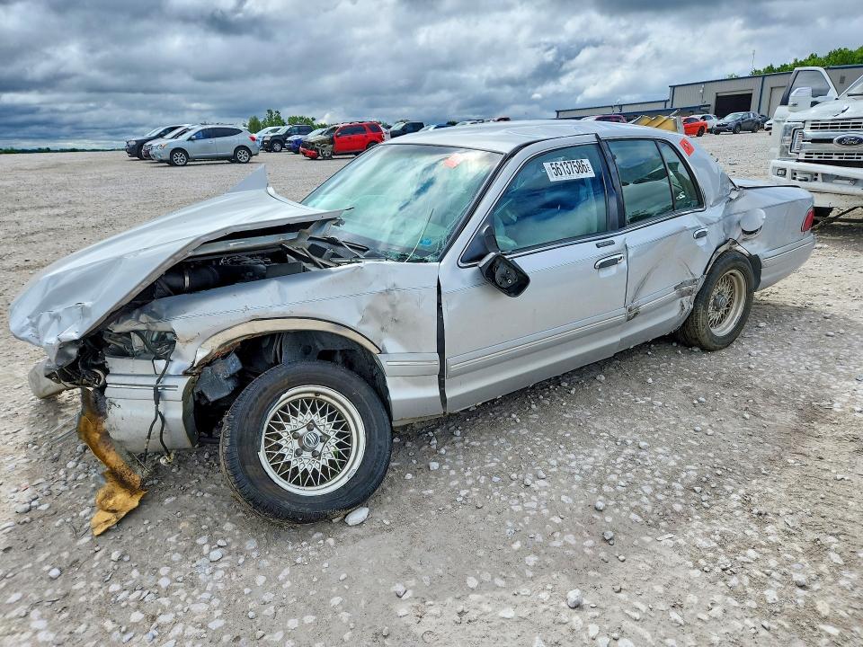 1997 Mercury Grand marquis VIN 2MELM75W4VX673422 COPART salvage auction — FRONT END, MI - CERTIFICATE OF TITLE, sold $175 on 2026-07-23 (photo 1)