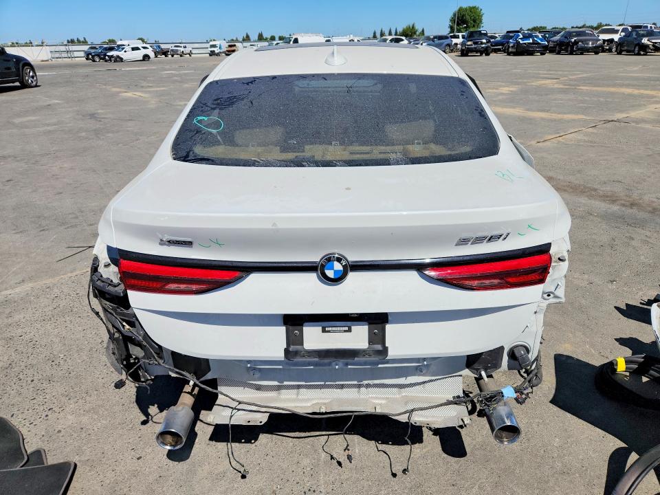2021 BMW 2 series VIN WBA73AK00M7G52204 COPART salvage auction — SIDE, CA - SALVAGE CERTIFICATE, sold $3,500 on 2026-08-03 (photo 6)