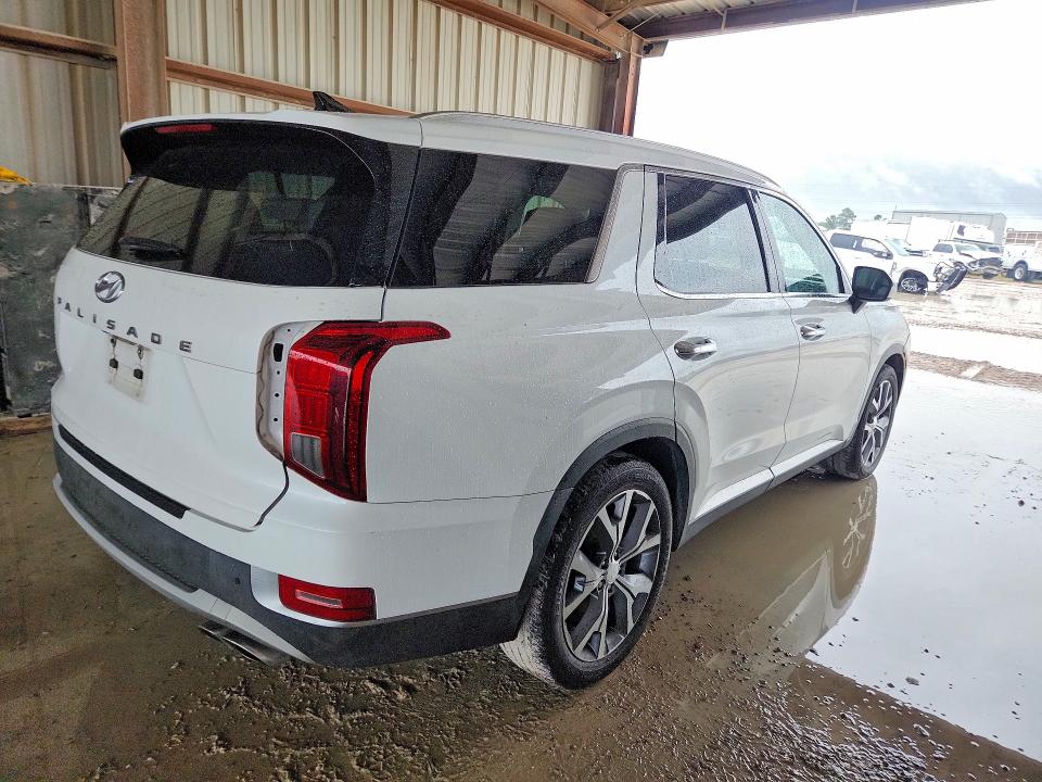 2021 Hyundai Palisade VIN KM8R44HE4MU312674 COPART salvage auction — WATER/FLOOD, Tx - Salvage Title-Flood Damage, sold $4,850 on 2026-07-31 (photo 3)