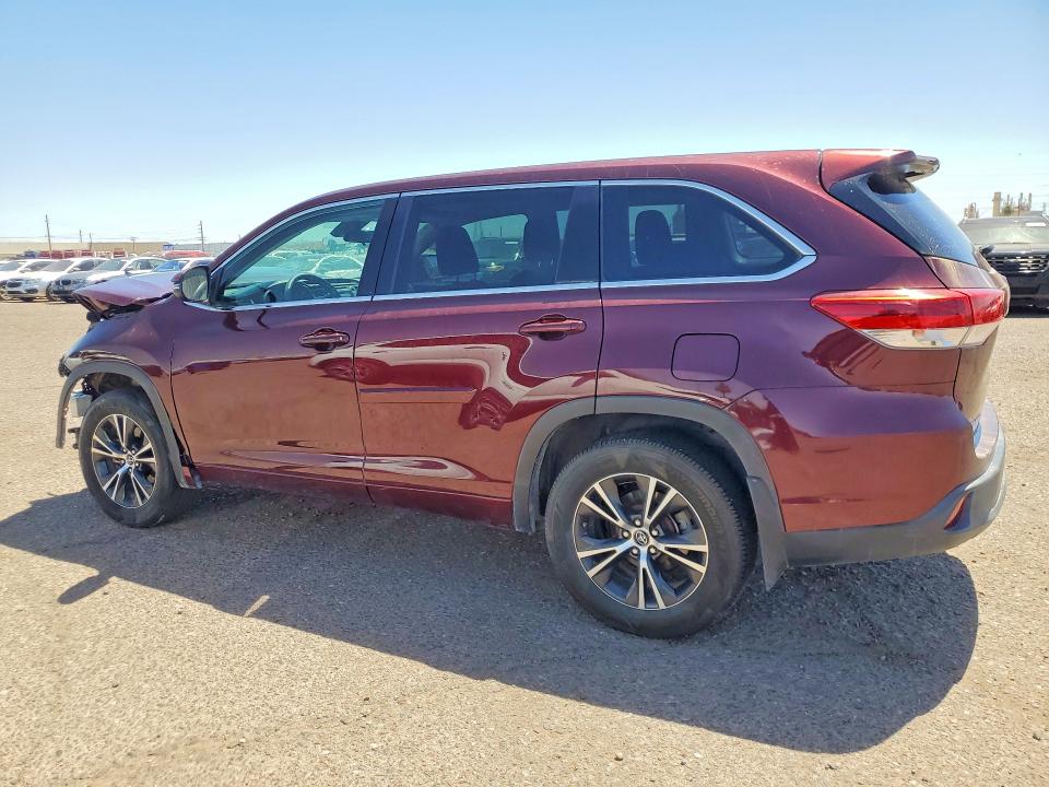 2017 Toyota Highlander VIN 5TDBZRFH7HS467148 COPART salvage auction — FRONT END, Ms - Certificate Of Title, sold $3,550 on 2026-07-02 (photo 2)