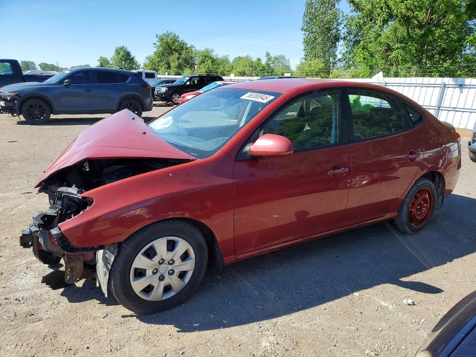 2010 Hyundai Elantra VIN KMHDU4AD4AU992910 COPART salvage auction — FRONT END, ON - PERMIT SALVAGE, sold $200 on 2026-07-23 (photo 1)
