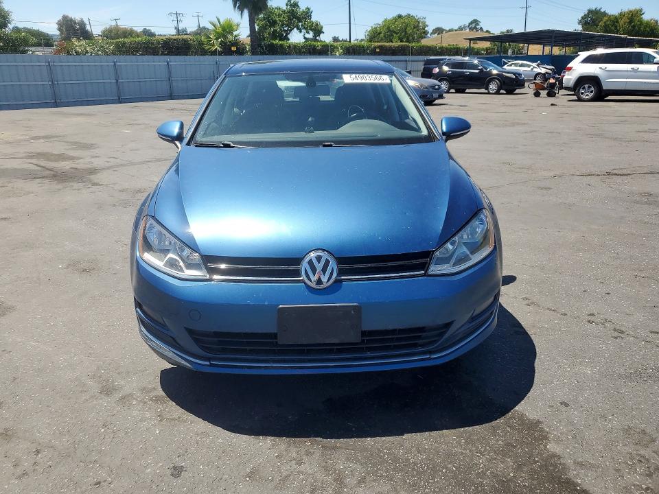 2015 Volkswagen Golf VIN 3VW217AU1FM067077 COPART salvage auction — MECHANICAL, Ca - Salvage Certificate, sold $1,050 on 2026-07-02 (photo 5)