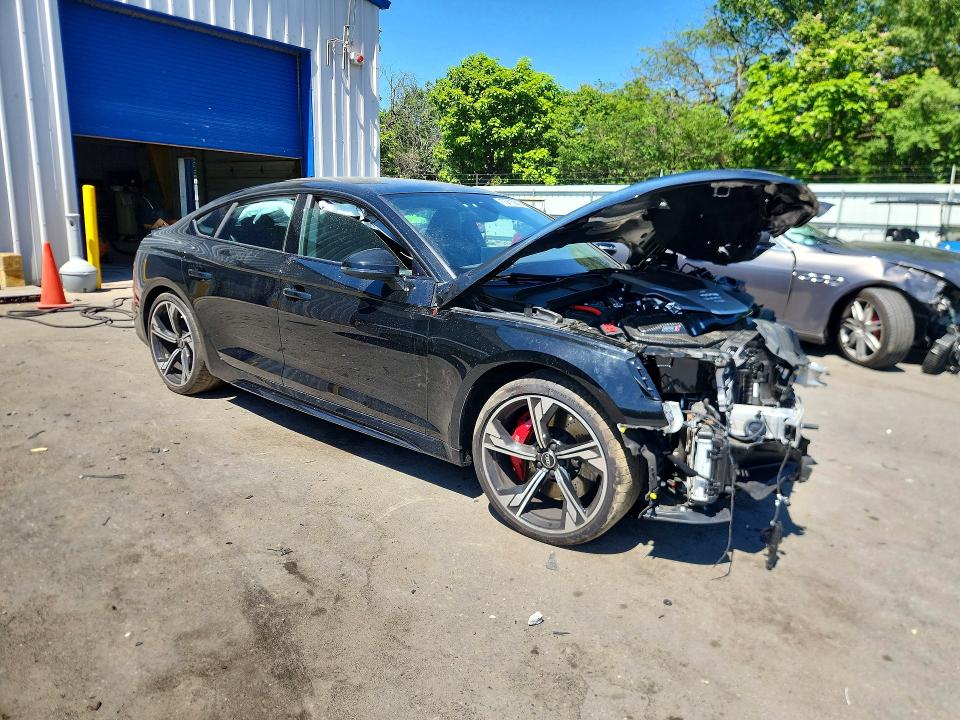 2025 Audi Rs5 VIN WUAAWCF54SA902027 COPART salvage auction — FRONT END, Nj - Cert Of Title-Salvage, sold $14,200 on 2026-07-14 (photo 4)