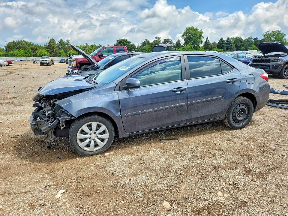 2016 Toyota Corolla VIN 5YFBURHE6GP452892 COPART salvage auction — FRONT END, Il - Salvage Certificate, sold $1,950 on 2026-07-28 (photo 1)