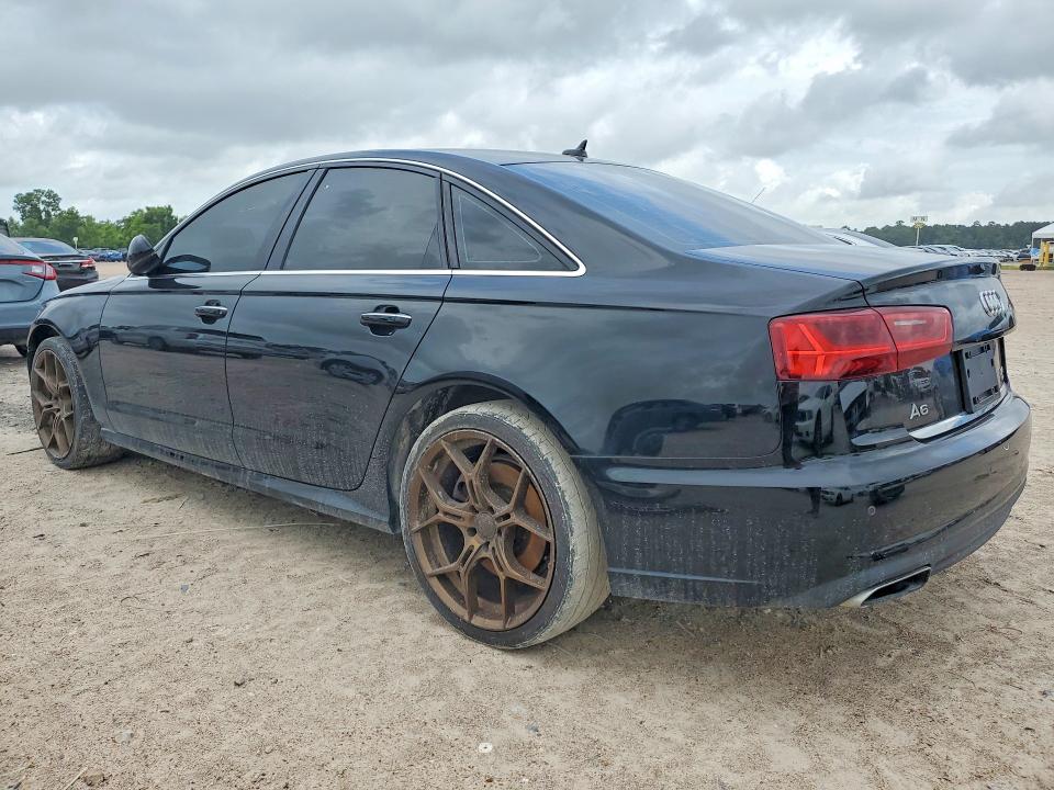 2016 Audi A6 VIN WAUGFAFC0GN178795 COPART salvage auction — FRONT END, Tx - Salvage Vehicle Title, sold $3,100 on 2026-07-02 (photo 2)