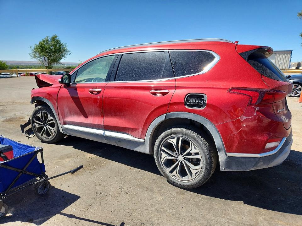 2019 Hyundai Santa fe VIN 5NMS53AA2KH048752 COPART salvage auction — FRONT END, Nm - Certificate Of Title, sold $2,050 on 2026-07-09 (photo 2)
