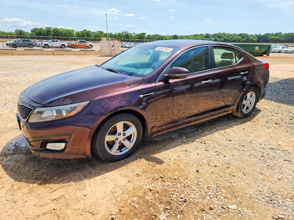 2014 Kia VIN 5XXGM4A79EG259324 COPART salvage auction — REAR END, Ar - Certificate Of Title (P), sold $500 on 2026-07-22 (photo 1)