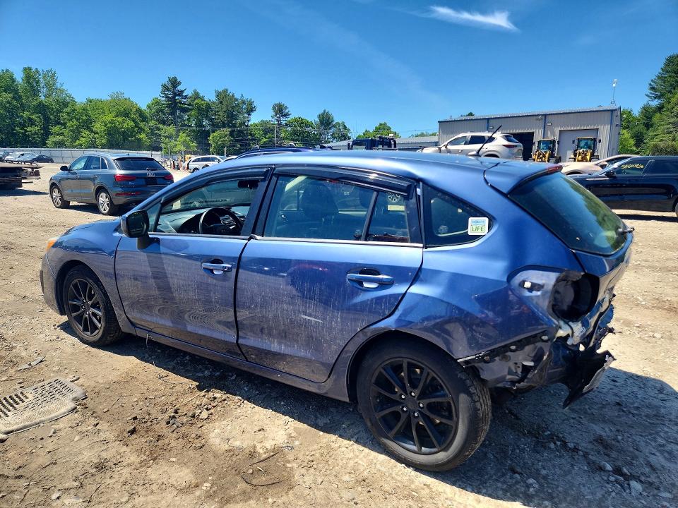2013 Subaru Impreza VIN JF1GPAC60D2864692 COPART salvage auction — REAR END, Salvage Title, sold $1,950 on 2026-07-09 (photo 2)