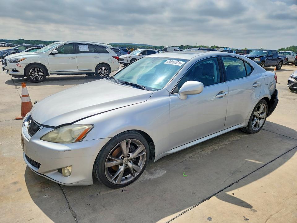 2008 Lexus Is VIN JTHBK262282082349 COPART salvage auction — REAR END, Tx - Salvage Vehicle Title, sold $550 on 2026-07-13 (photo 1)