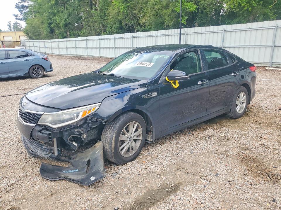 2016 Kia Optima VIN 5XXGT4L39GG066493 COPART salvage auction — FRONT END, Nc - Salvage Certificate Of Title, sold $475 on 2026-07-31 (photo 1)