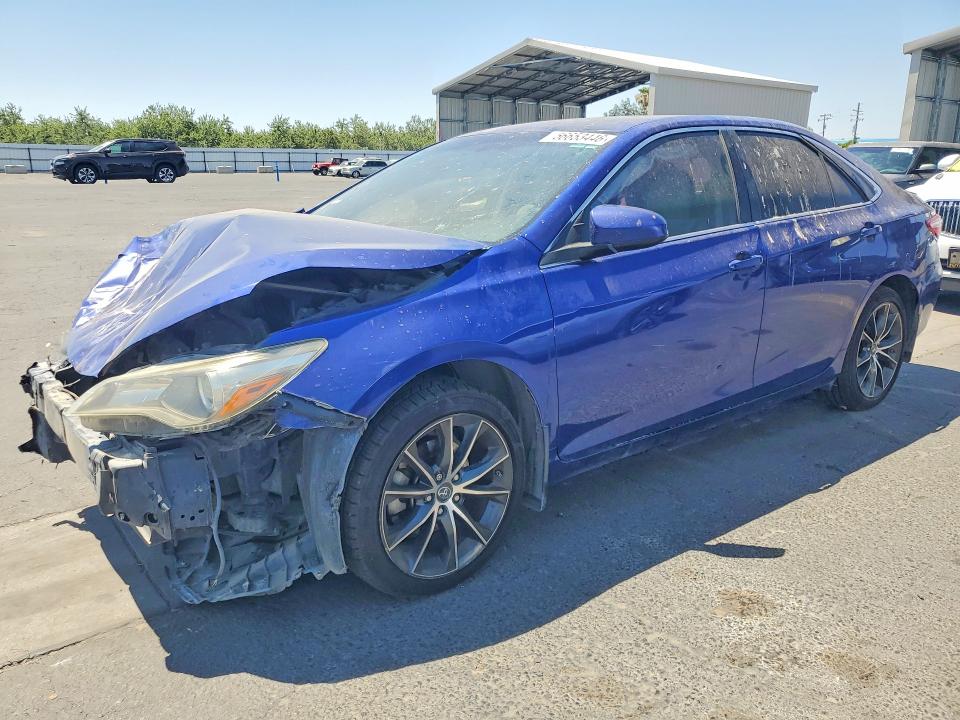 2016 Toyota Camry VIN 4T1BF1FK1GU598099 COPART salvage auction — FRONT END, Ca - Salvage Certificate, sold $1,300 on 2026-07-02 (photo 1)