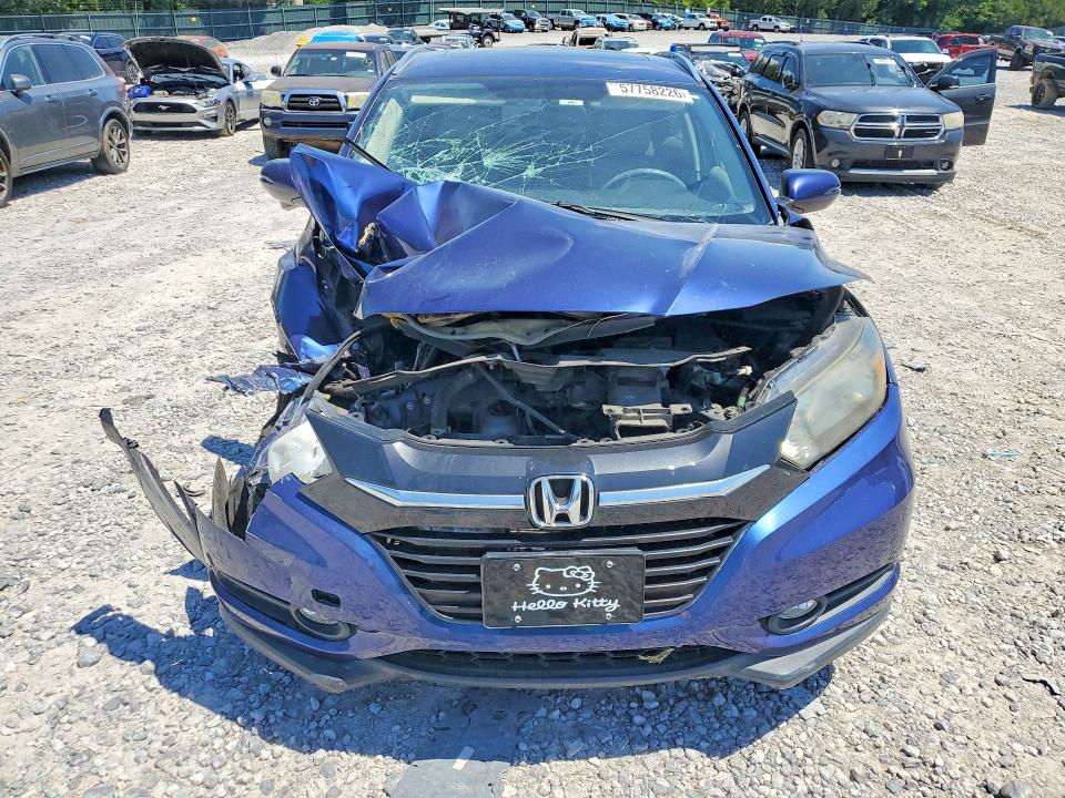 2016 Honda Hr-v VIN 3CZRU6H76GM741142 COPART salvage auction — UNDERCARRIAGE, Tn - Salvage Certificate, sold $1,900 on 2026-07-02 (photo 5)