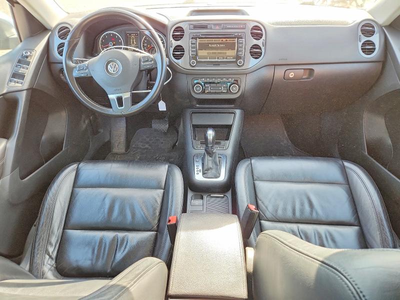 2012 Volkswagen Tiguan VIN WVGBV7AX3CW583921 COPART salvage auction — FRONT END, ON - PERMIT SALVAGE, sold $1,050 on 2026-08-13 (photo 8)