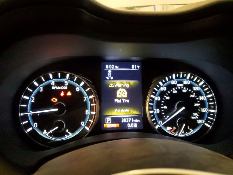 2019 Infiniti VIN JN1FV7AR9KM800943 COPART salvage auction — VANDALISM, Mn - Cert Of Title-Salvage, sold $9,200 on 2026-07-13 (photo 9)