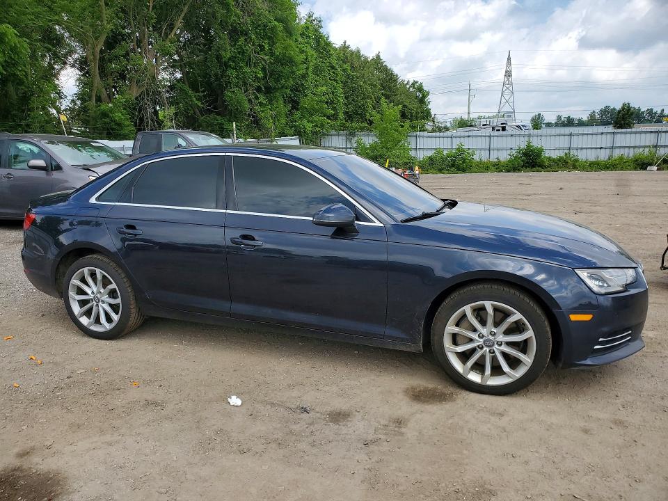2017 Audi A4 VIN WAUBNAF40HA083846 COPART salvage auction — SIDE, On - Permit Salvage, sold $2,300 on 2026-07-14 (photo 4)