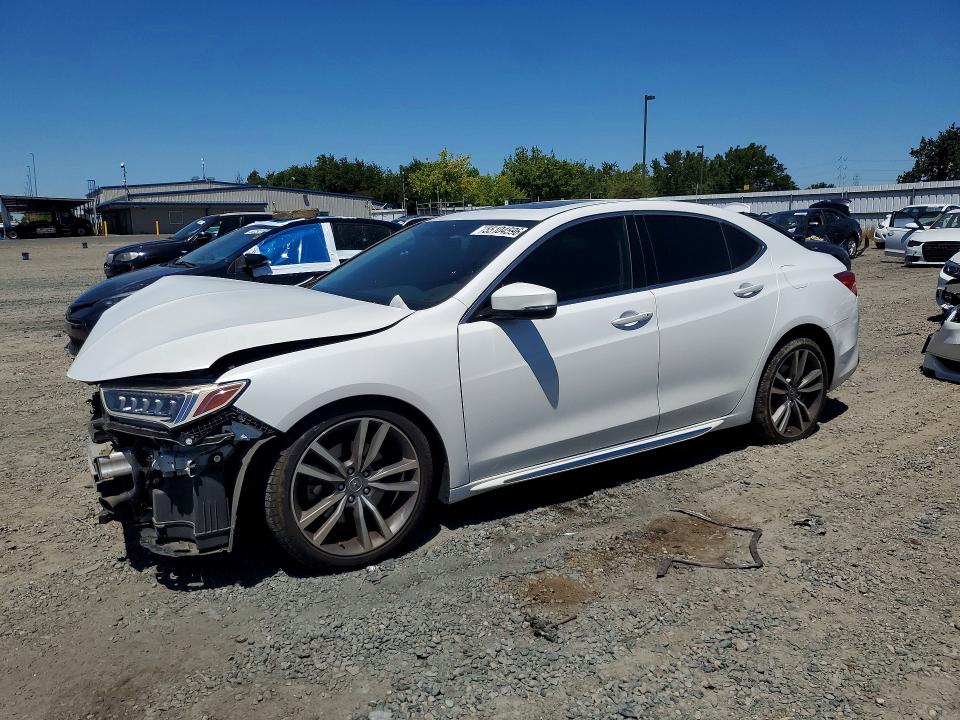 2020 Acura Tlx VIN 19UUB2F45LA005566 COPART salvage auction — FRONT END, Ca - Salvage Certificate, sold $1,100 on 2026-07-09 (photo 1)
