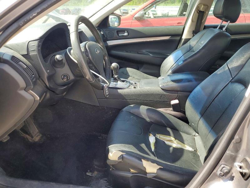 2012 Infiniti G VIN JN1CV6AR0CM675796 COPART salvage auction — MECHANICAL, Nj - Certificate Of Title, sold $425 on 2026-07-20 (photo 7)