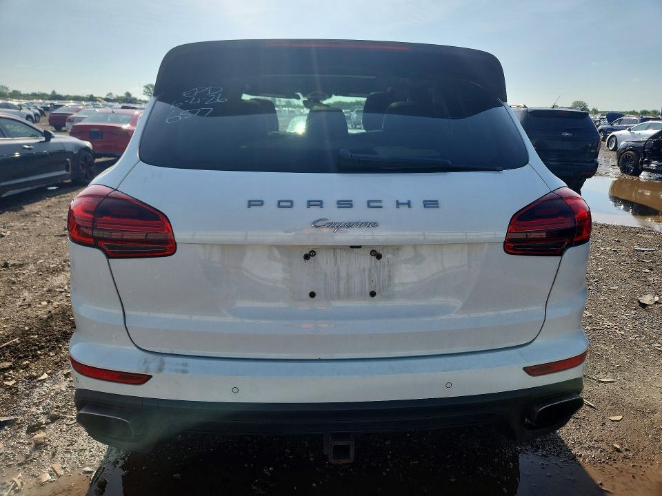 2016 Porsche Cayenne VIN WP1AA2A24GLA06307 COPART salvage auction — FRONT END, Il - Salvage Certificate, sold $1,500 on 2026-07-30 (photo 6)