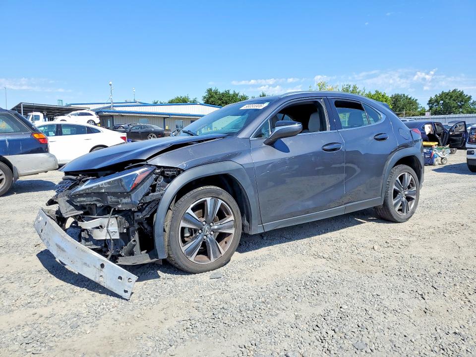 2023 Lexus Ux VIN JTHX6JBH0P2144375 COPART salvage auction — FRONT END, CA - SALVAGE CERTIFICATE, sold $3,000 on 2026-07-28 (photo 1)