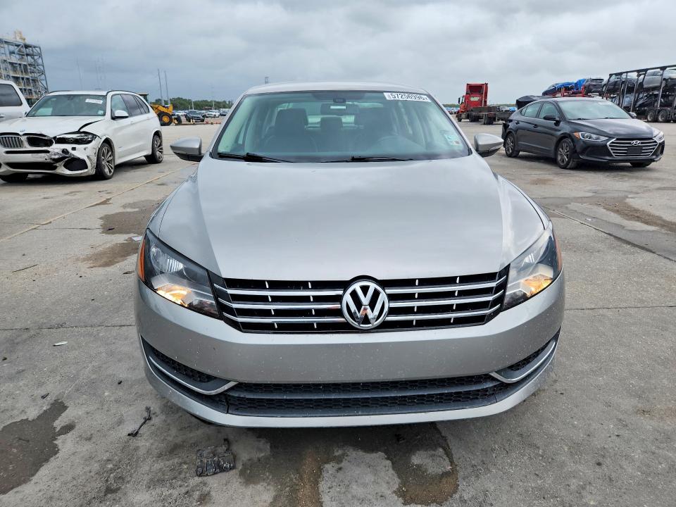2012 Volkswagen Passat VIN 1VWBH7A37CC103497 COPART salvage auction — MECHANICAL, LA - CERTIFICATE OF TITLE, sold $1,401 on 2026-07-02 (photo 5)