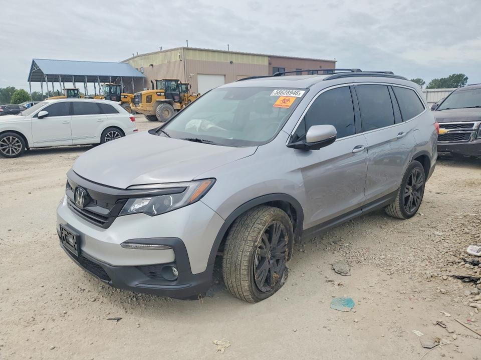 2021 Honda Pilot VIN 5FNYF5H24MB032283 COPART salvage auction — UNDERCARRIAGE, Mo - Salvage Certificate Of Title, sold $7,000 on 2026-07-28 (photo 1)