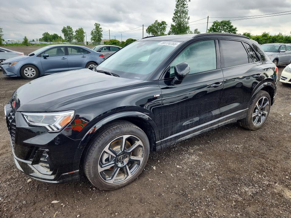 2025 Audi Q3 VIN WA1FECF31S1048922 — COPART salvage auction photo