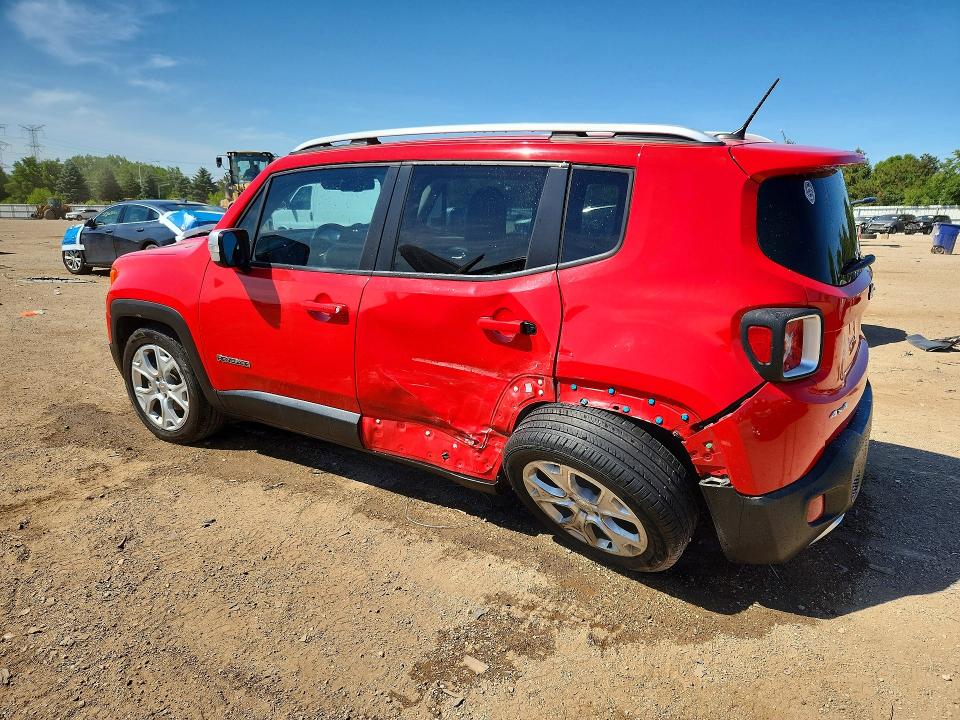 2015 Jeep VIN ZACCJBDT4FPC00070 COPART salvage auction — SIDE, Il - Salvage Certificate, sold $1,250 on 2026-07-21 (photo 3)