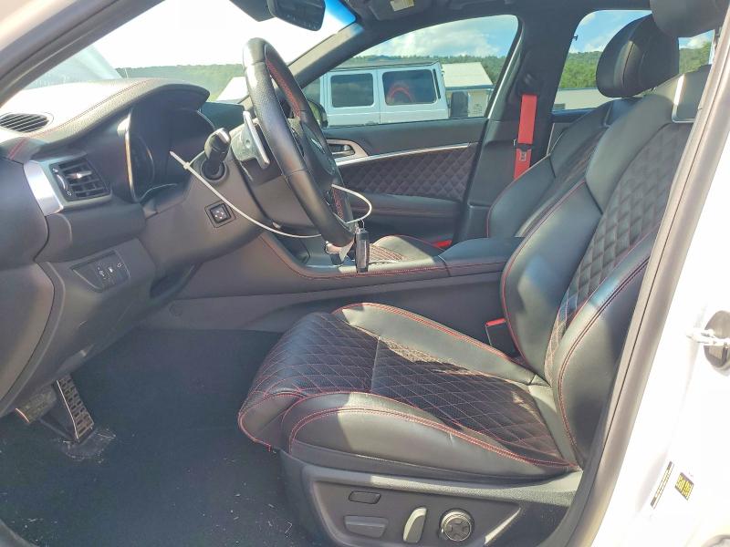 2022 Genesis G70 VIN KMTG54TE9NU096565 COPART salvage auction — REAR END, PA - CERTIFICATE OF SALVAGE, sold $3,600 on 2026-07-21 (photo 7)