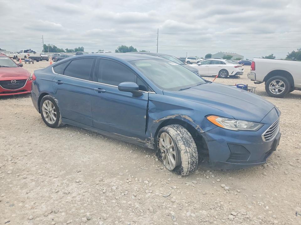 2019 Ford Fusion VIN 3FA6P0HD7KR149026 COPART salvage auction — FRONT END, Tx - Salvage Vehicle Title, sold $1,300 on 2026-07-02 (photo 4)