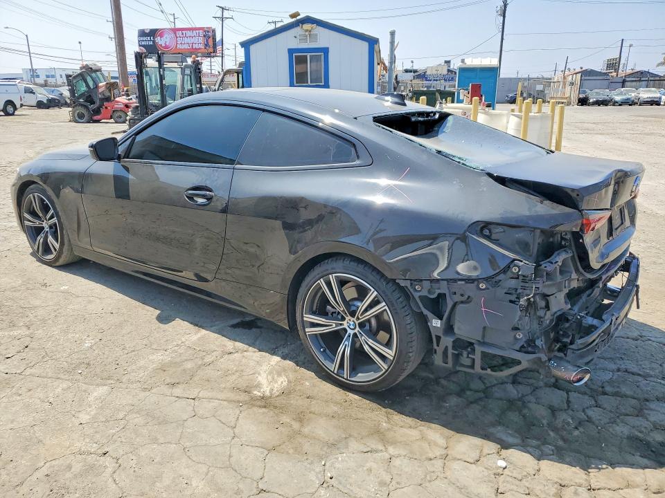 2021 BMW 4er VIN WBA53AP0XMCF74750 COPART salvage auction — REAR END, Ca - Salvage Certificate, sold $11,300 on 2026-08-13 (photo 2)