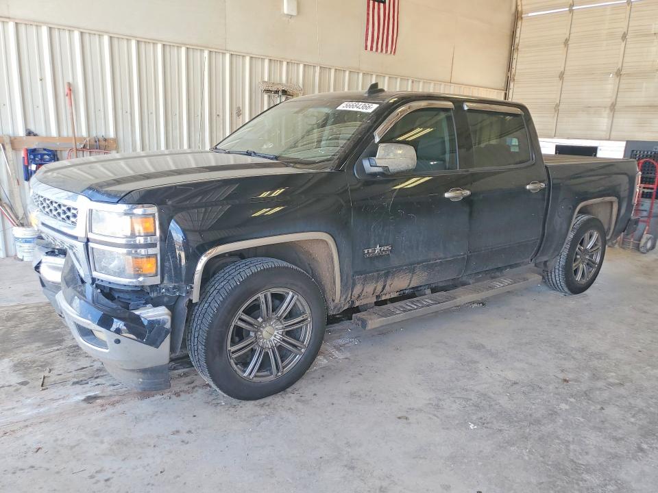 2015 Chevrolet Silverado VIN 3GCPCREC0FG301045 COPART salvage auction — FRONT END, Tx - Salvage Vehicle Title, sold $2,100 on 2026-07-24 (photo 1)