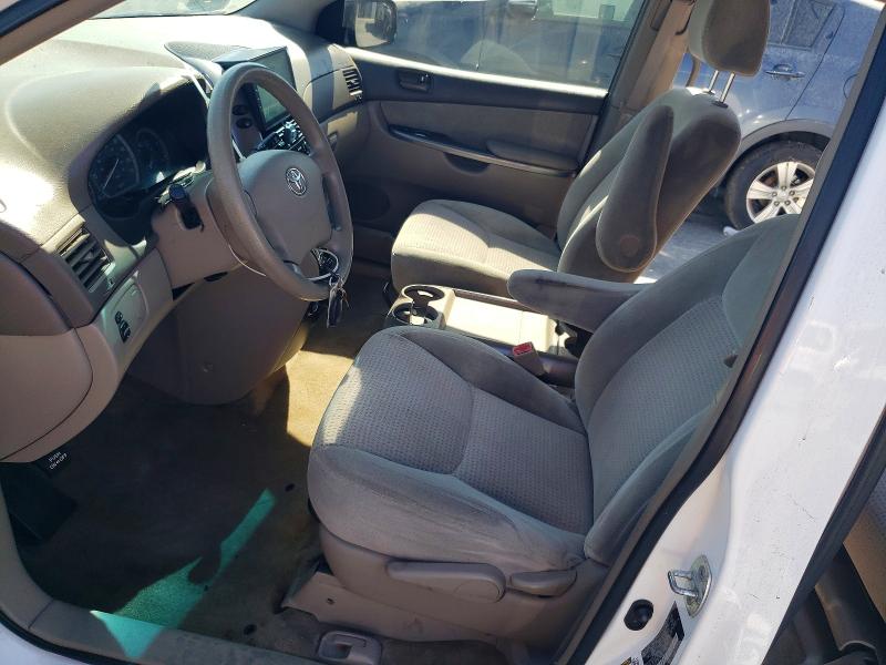 2009 Toyota Sienna VIN 5TDZK23C39S266304 COPART salvage auction — SIDE, CA - SALVAGE CERTIFICATE, sold $850 on 2026-07-31 (photo 7)