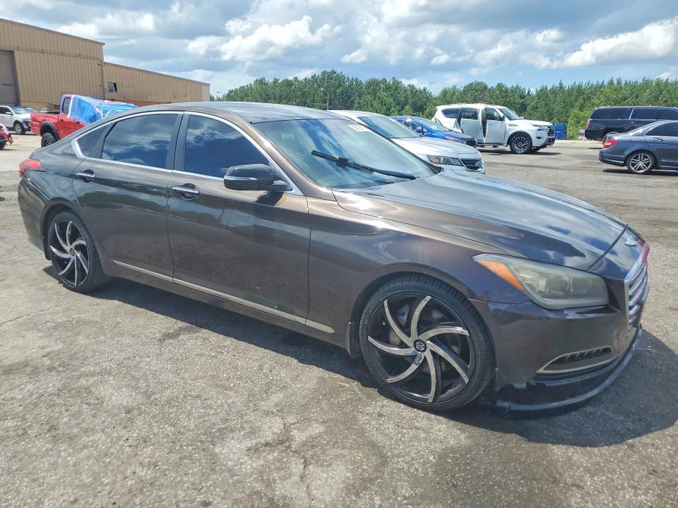 2015 Hyundai Genesis VIN KMHGN4JE5FU089188 COPART salvage auction — FRONT END, Sc - Certificate Of Title, sold $1,600 on 2026-07-31 (photo 4)