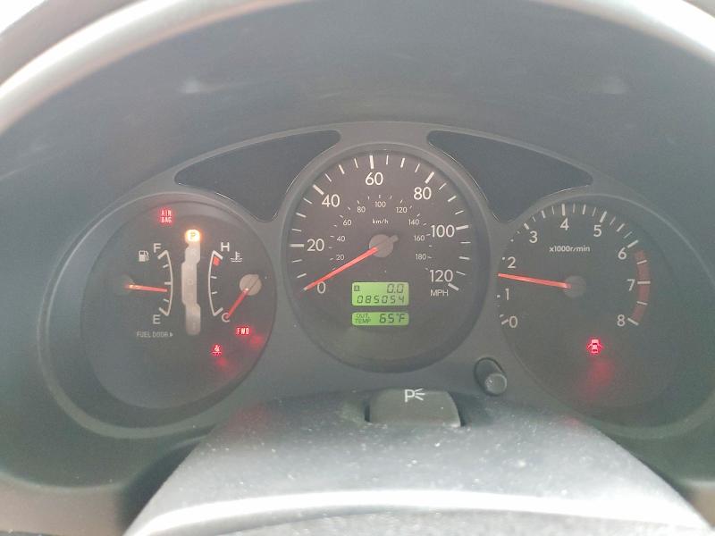 2003 Subaru Forester VIN JF1SG65663H732987 COPART salvage auction — WATER/FLOOD, CA - DIS/DLR/EXP ONLY CLEAN TITLE, sold $2,300 on 2026-07-28 (photo 9)