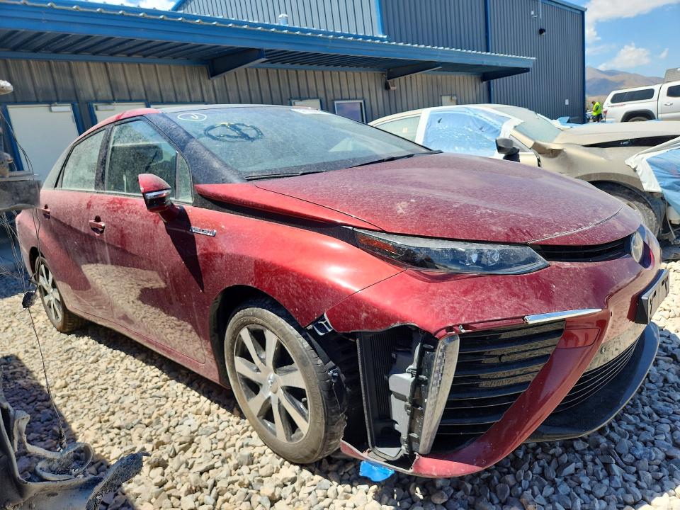 2019 Toyota Mirai VIN JTDBVRBD0KA007624 COPART salvage auction — FRONT END, Co - Certificate Of Title, sold $1,450 on 2026-07-21 (photo 4)